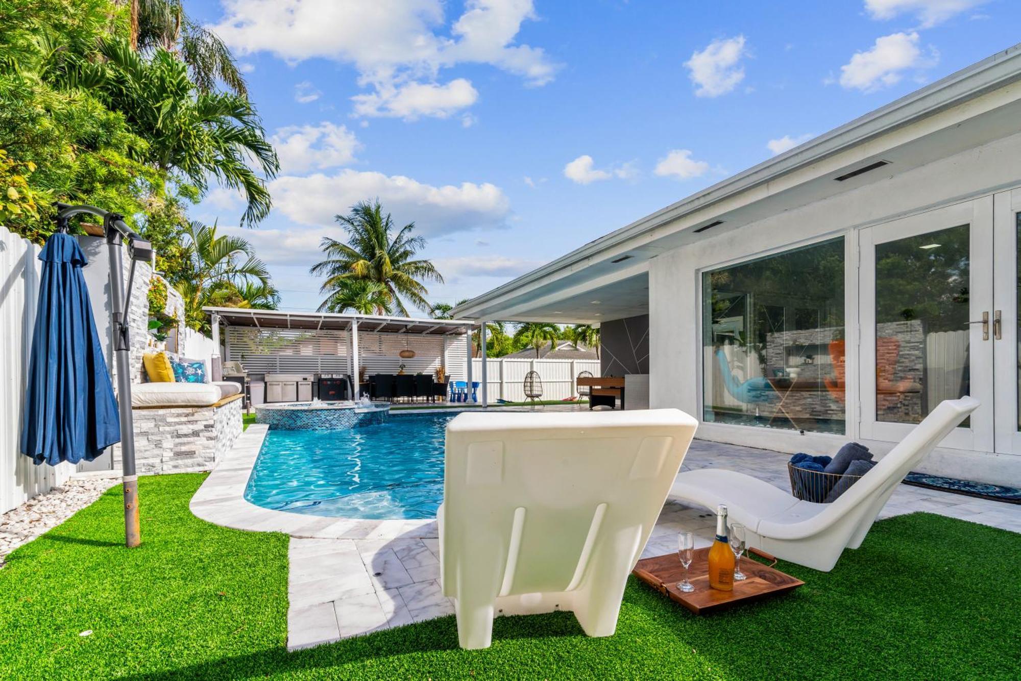 Miami Luxury House W Heated Pool & Jacuzzi Villa Luaran gambar