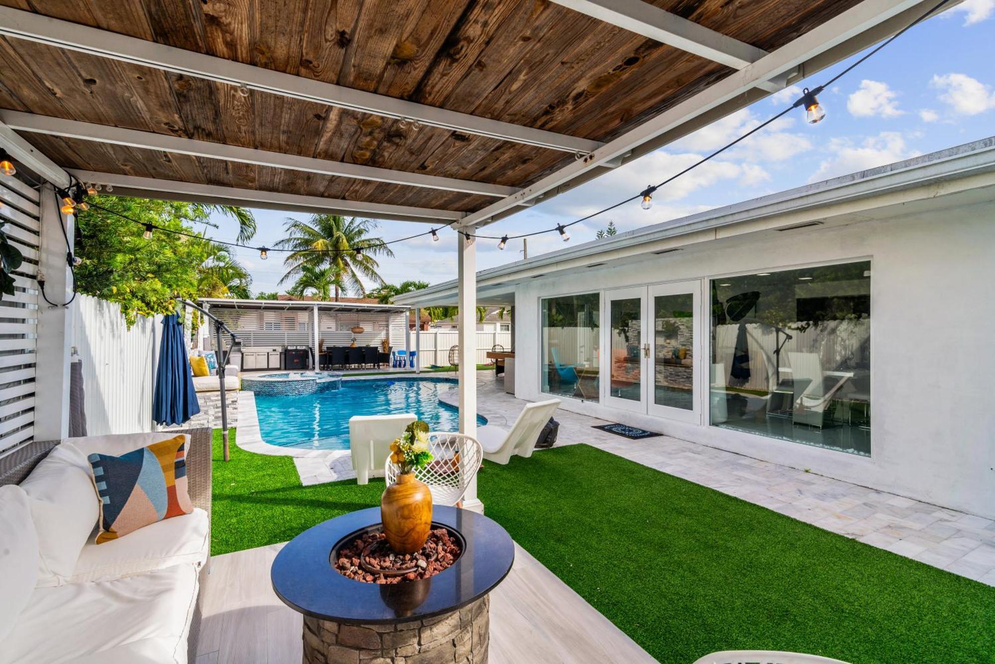 Miami Luxury House W Heated Pool & Jacuzzi Villa Luaran gambar
