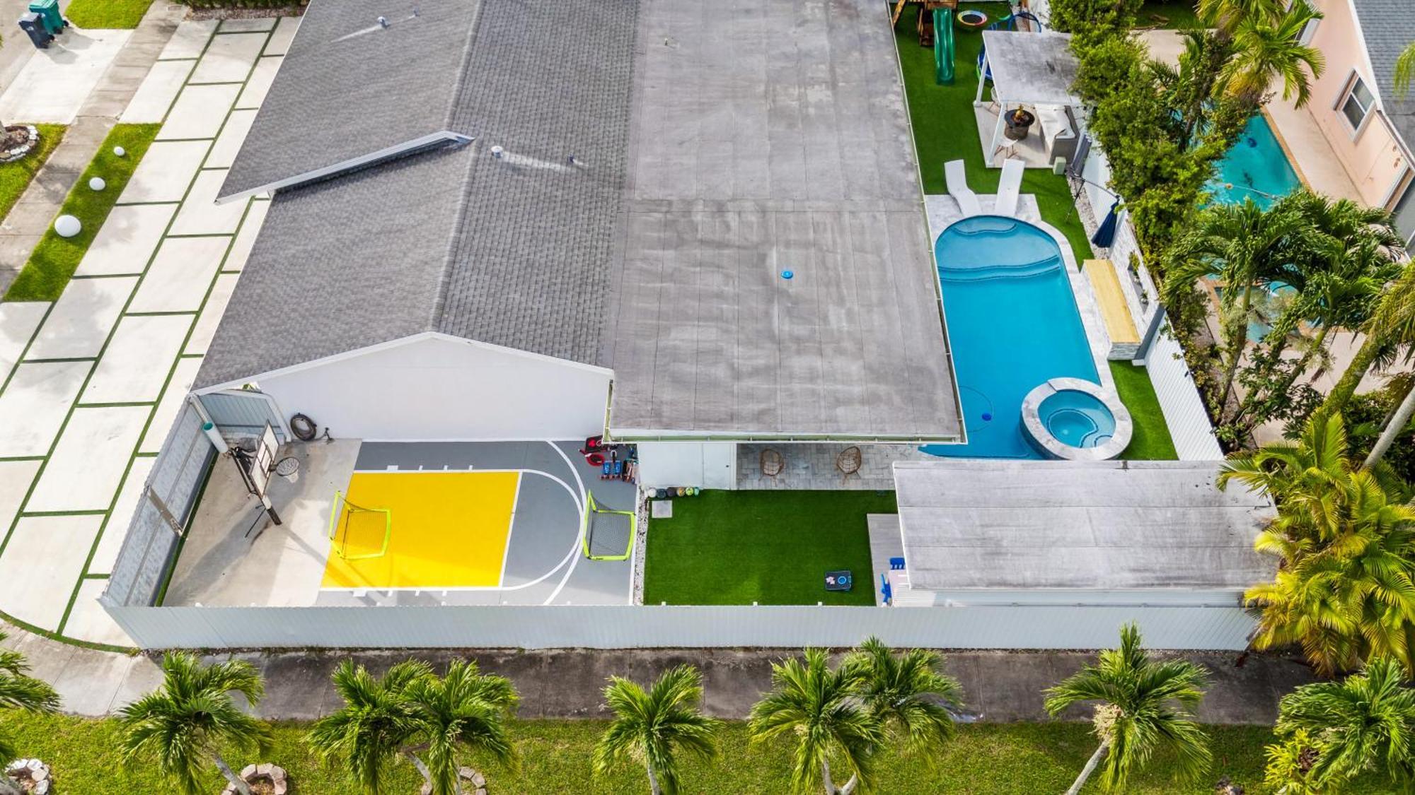 Miami Luxury House W Heated Pool & Jacuzzi Villa Luaran gambar